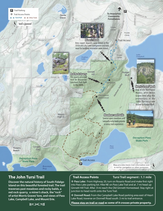 Tursi Trail Guide Map