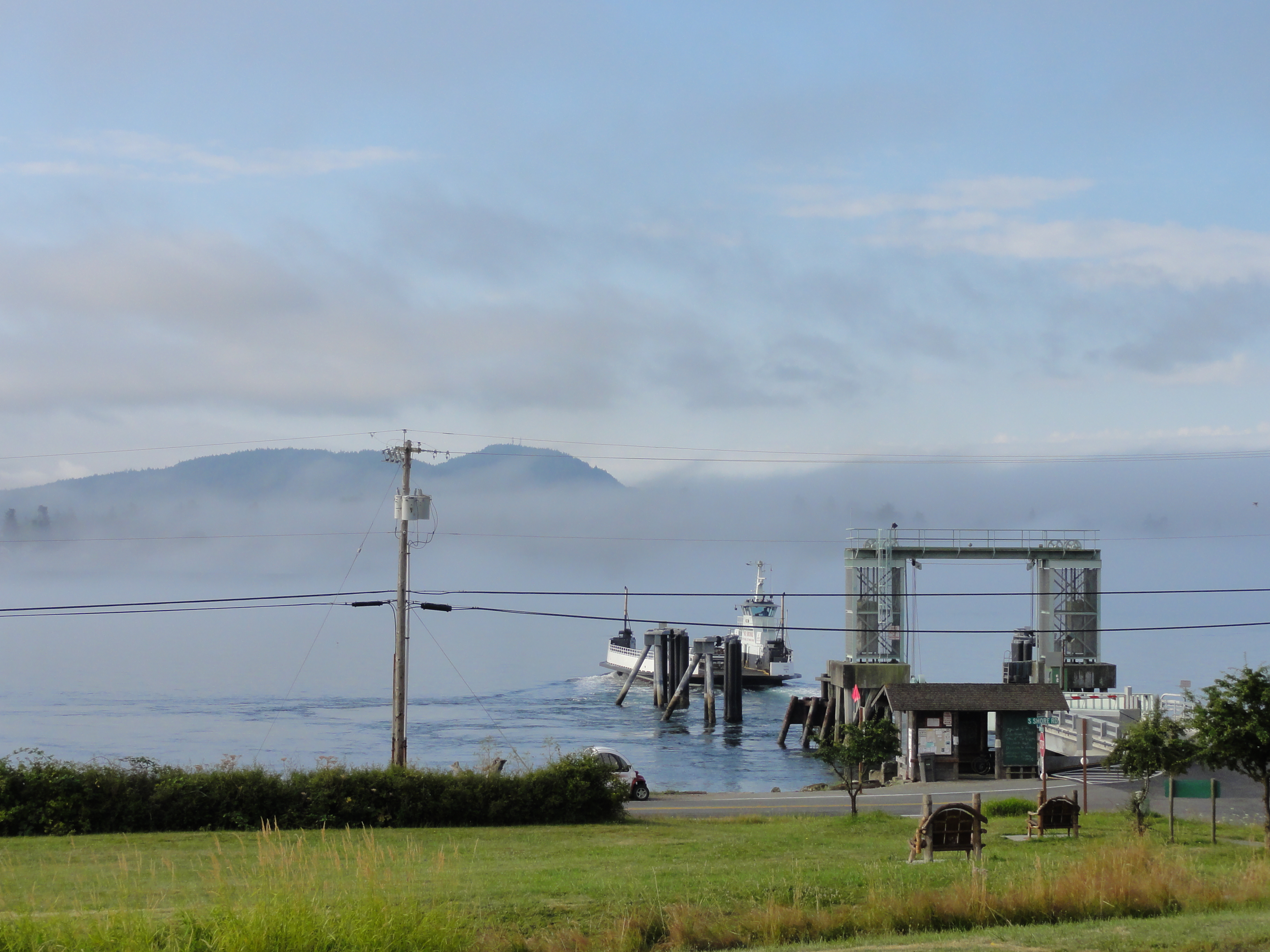 Guemes Island Ferry Terminal. Photograph credit: Skagit Land Trust staff.