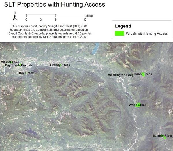Picture of properties where hunting is allowed